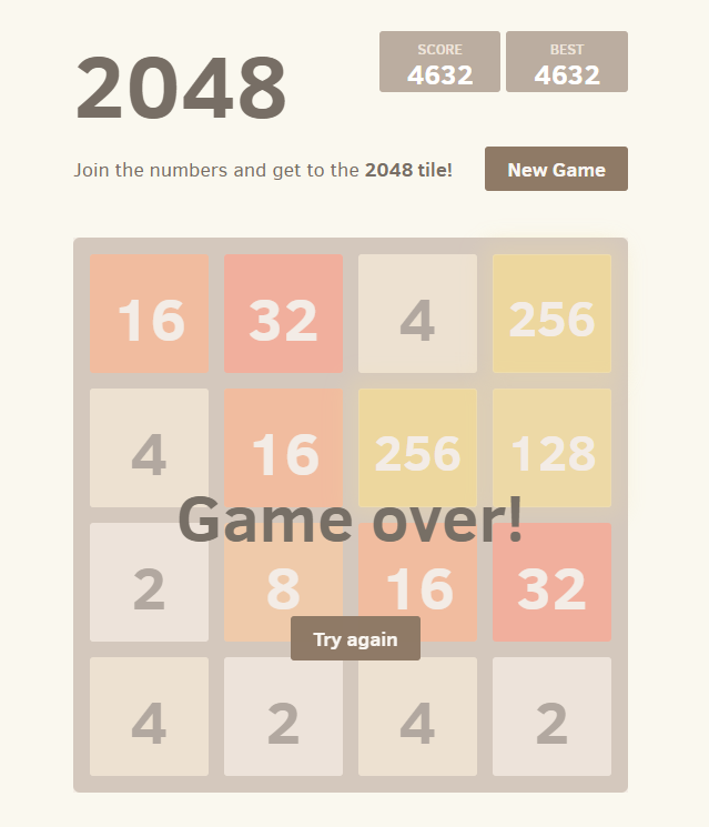 game 2048