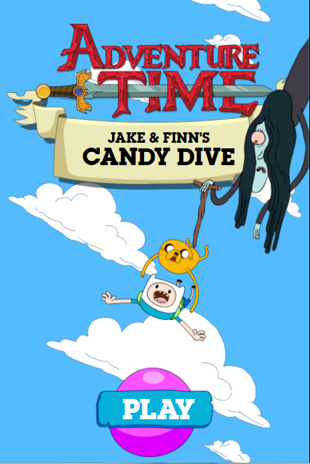 Finn and Jake Candy Dive