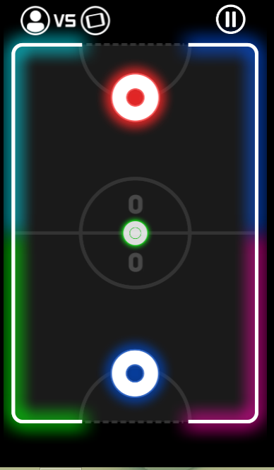 Game Neon hockey