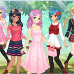 Play Fashion Anime games for girl on mobile
